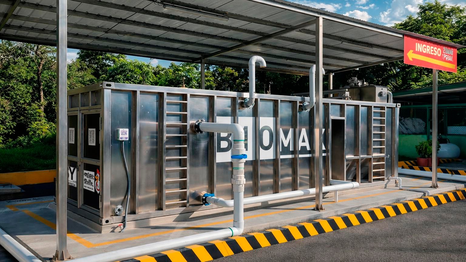 Diseño modular y escalable de la planta BIOMAX