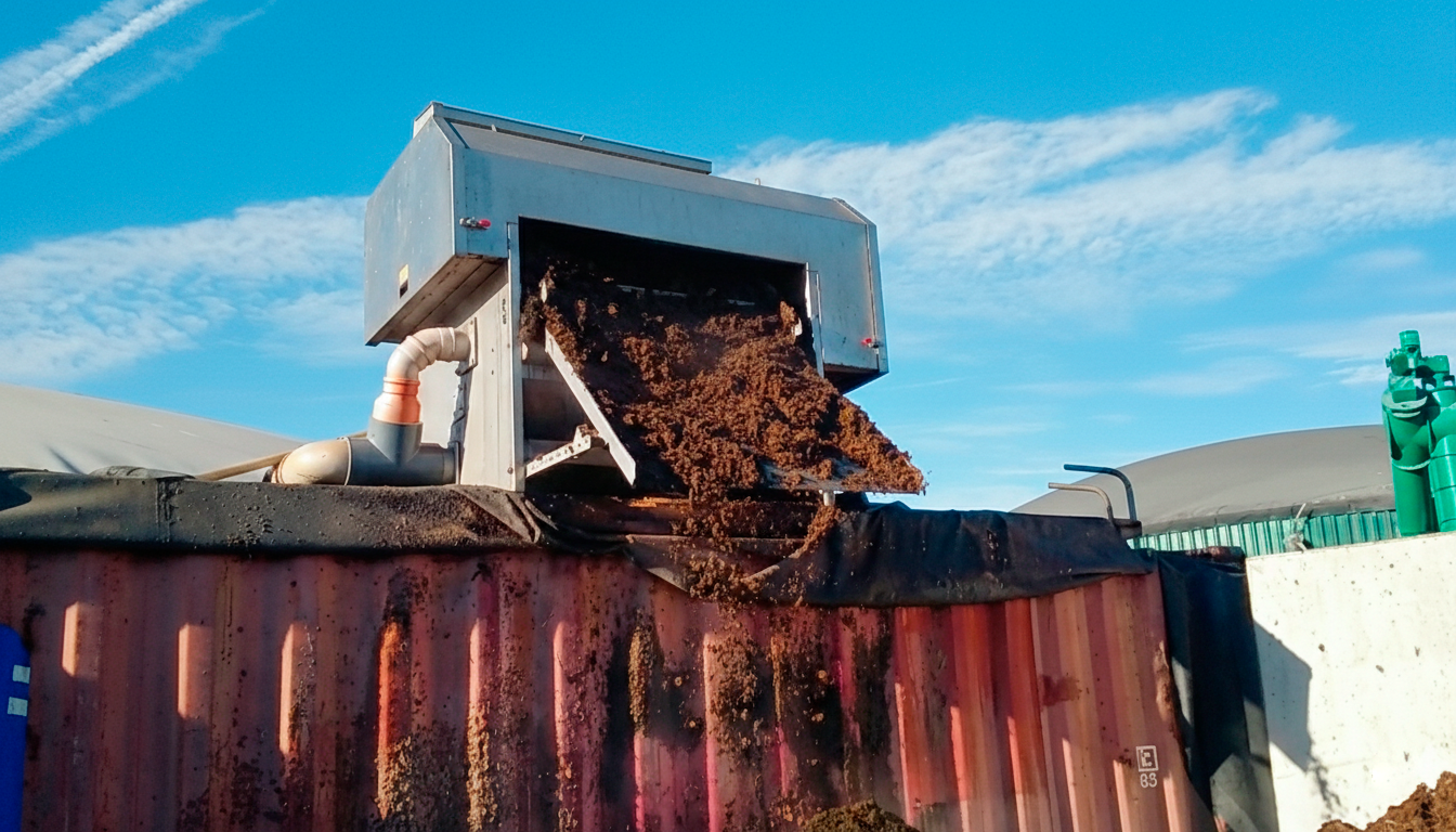 Separador de rodillos Para Tratamiento de Lodos