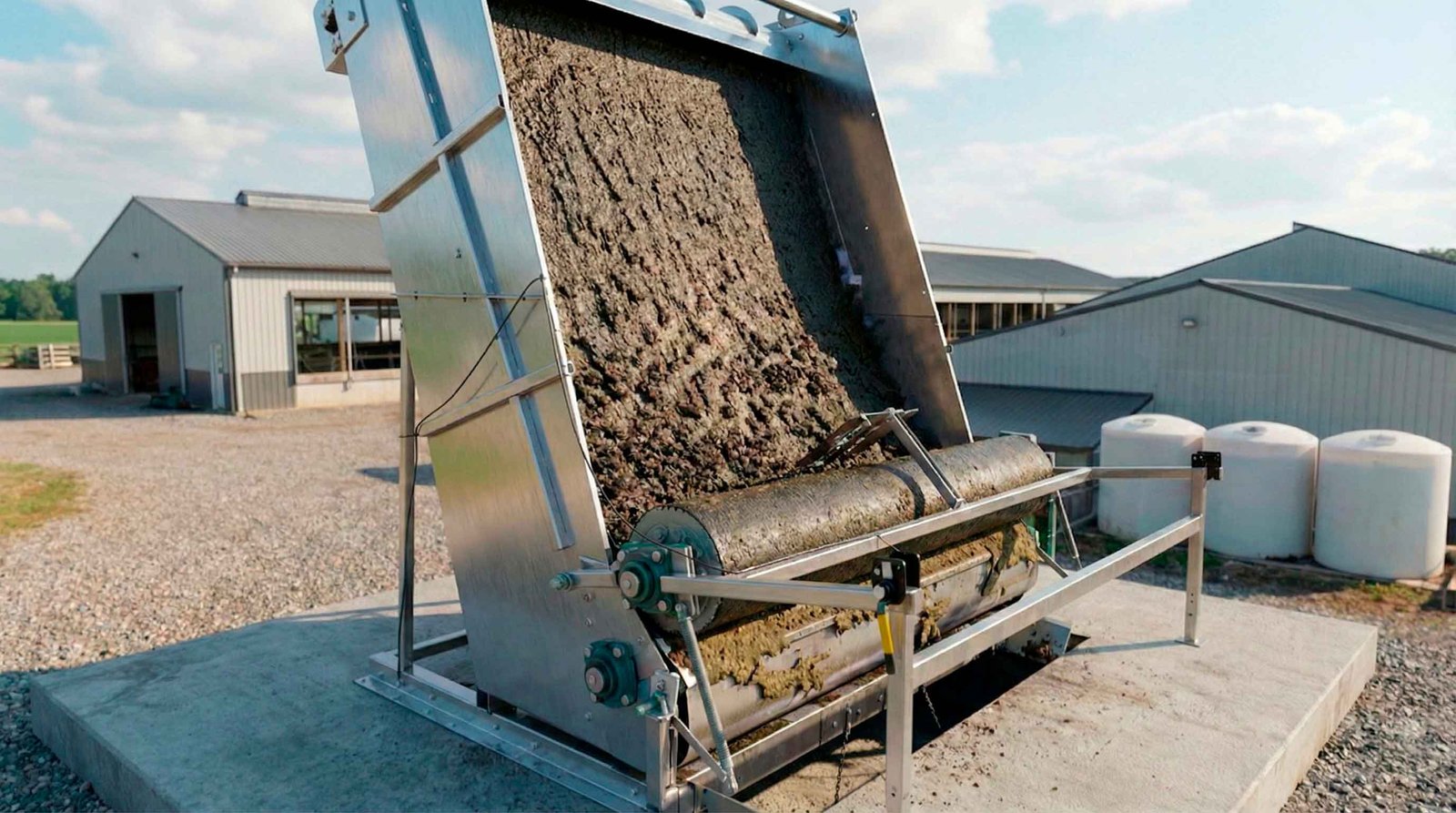 Tamiz Rodillo Para Tratamiento de Lodos