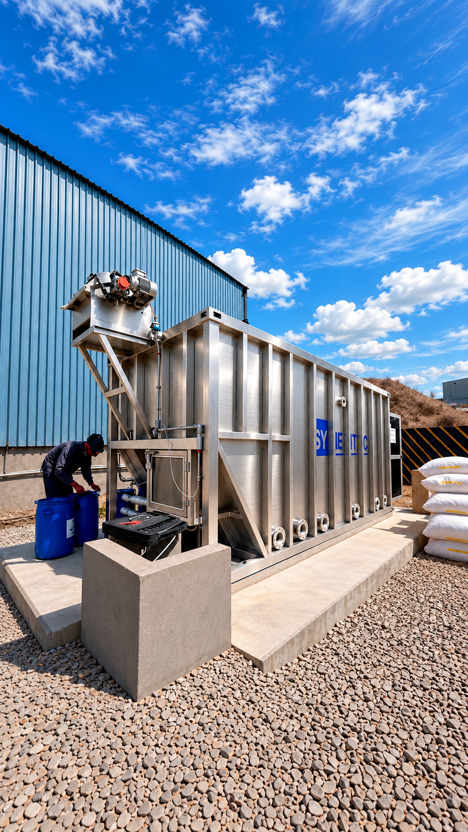 Planta MBBR MAX para tratamiento integral de aguas residuales industriales